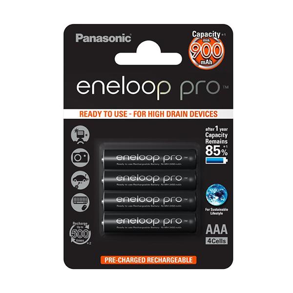 Panasonic Pila Eneloop Pro AAA 900mAh - 