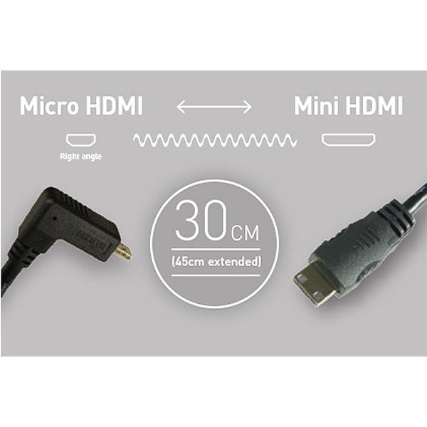 Atomos Cable MiniHDMI-HDMI 30cm