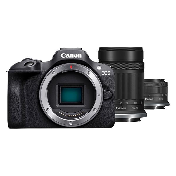 Canon Cámara EOS R100 + RF-S 18-45mm + 55-210mm
