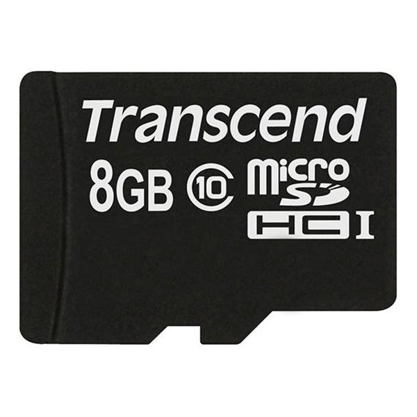 Transcend MicroSD HC Clase 10  8GB + Adaptador 90MB/s
