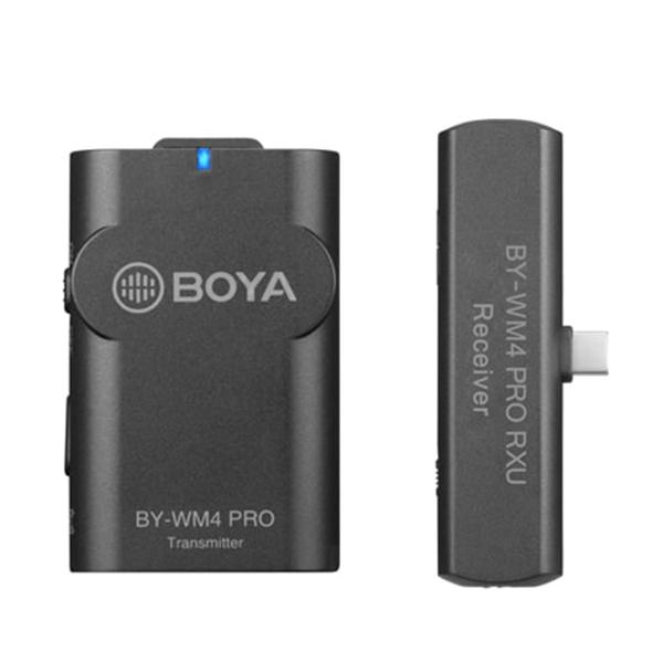 Boya Kit Micro Inalámbrico WM4 Pro 1TX+1RX USB Type-C