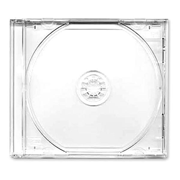 Estuche CD / DVD 13x14.5mm Transparente Pack 10 MDM