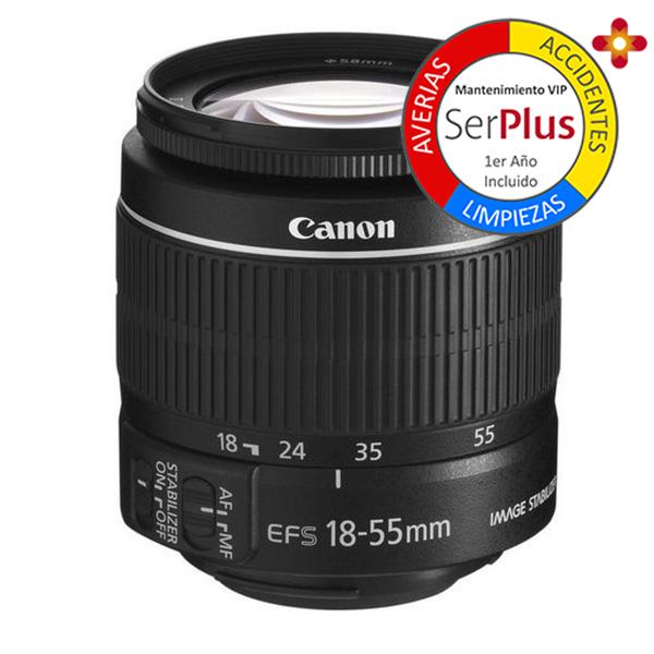 Canon Objetivo EF-S Zoom  18-55mm f3.5-5.6 IS II - 