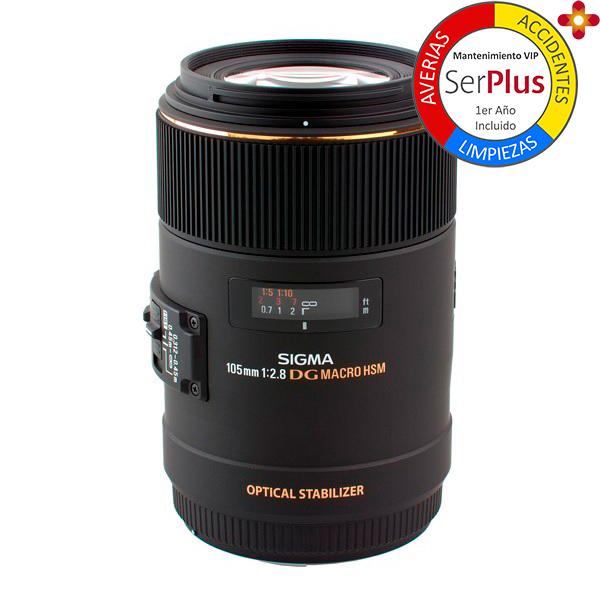 Sigma Objetivo DG 105mm f2.8 Macro EX OS HSM Canon