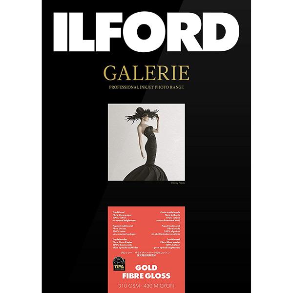 Ilford Galerie Gold Fibre Barita Gloss 310g 25 Hojas A4