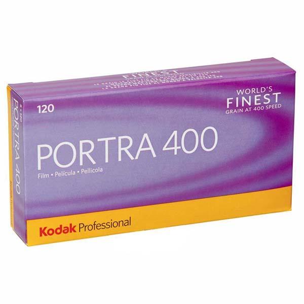 Kodak Pelcula Portra 120 Pack 5 - ISO 400 - 