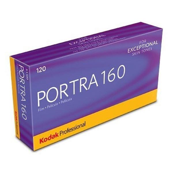 Kodak Pelcula Portra 120 Pack 5 - ISO 160 - 