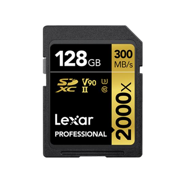 Lexar SDXC 128GB 2000x UHS II V90 260Mb/s / 300Mb/s (W / R)