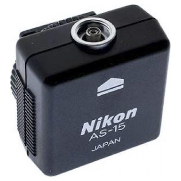 Nikon Zapata AS-15 con entrada de cable sincro